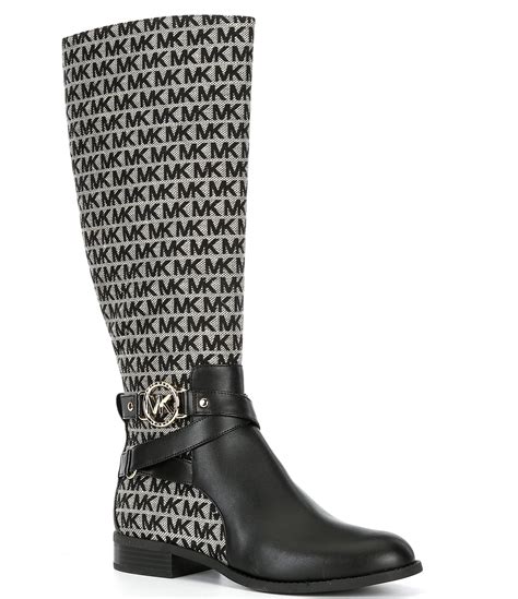 women's michael kors riding boots|michael kors adjustable buckle boots.